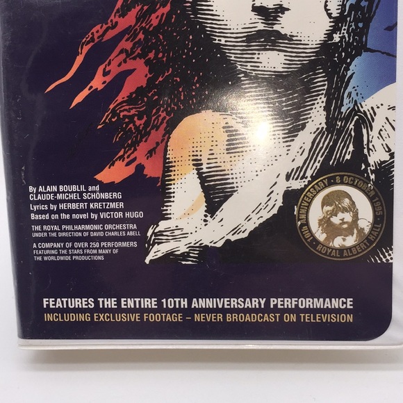 Les Miserables Musical In Concert VHS Video - Picture 9 of 11